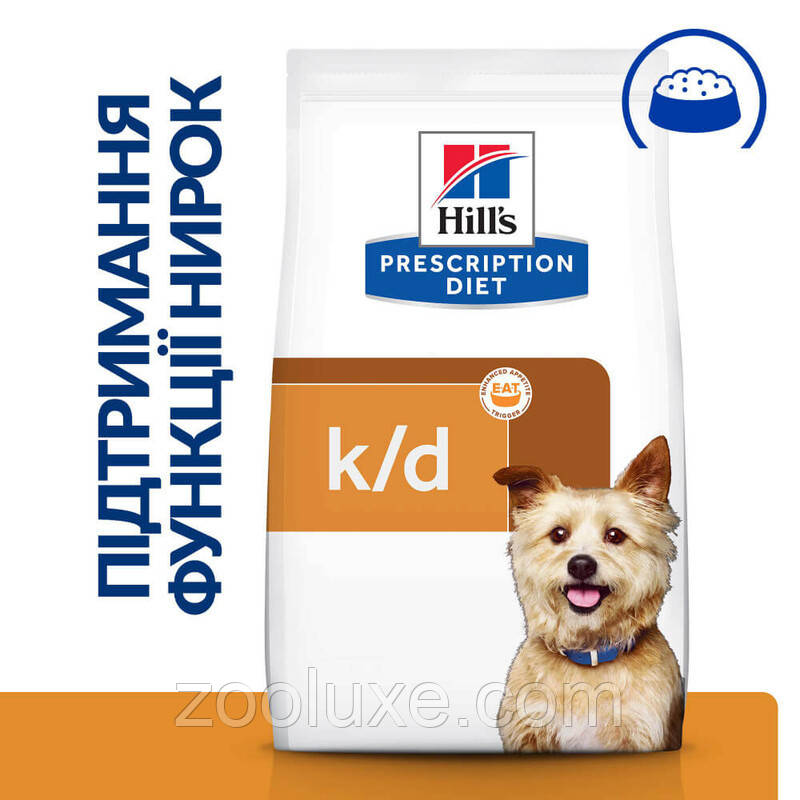 Hills Kidney Care k/d Chicken 1,5 кг корм для собак Хіллс КД (Hill's, Хіллс, Хілс)