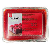 Икра мойвы(масаго) красная замороженная приправленная, 500 г, Китай