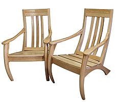 Крісло "Сабер" з дерев'яним сидінням