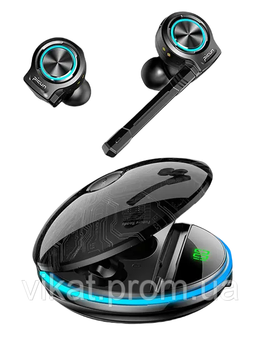 Беспроводные Наушники Picun UFO W11-JX TWS Bluetooth со Съемным ...