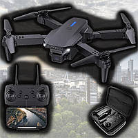 Мощный дрон, квадрокоптер E88 Pro, Дроны с автопилотом, Квадрокоптер с камерой 4к и FPV (Беспилотники, Dron)