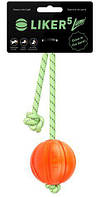 Лайкер Люми Collar Liker Lumi мяч-игрушка на светящемся шнурке для собак, диаметр мяча 5 см, длина шнура 30 см
