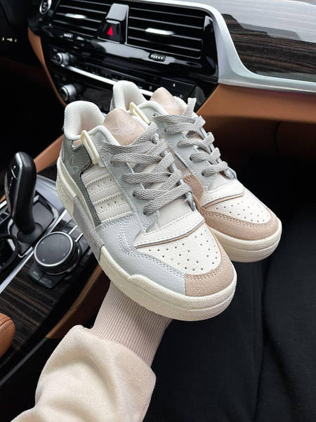 Adidas Forum Exhibit Low Beige Grey Krosonavtik 1820274885