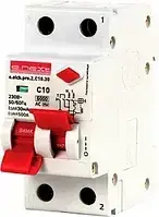 Выключатель дифференциального тока (дифавтомат) e.elcb.pro.2.C10.30 2р 10А C 30мА с разделенной рукояткой