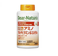 Витамины Asahi Dear Natura (Японія) Амино 29 компонентів, 90 капс.