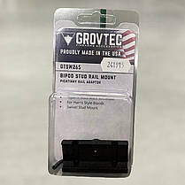 Адаптер для сошок GrovTec (GTSW265) на Picatinny (під антабку QD), кріплення для сошок на планку Пікатінні, фото 3