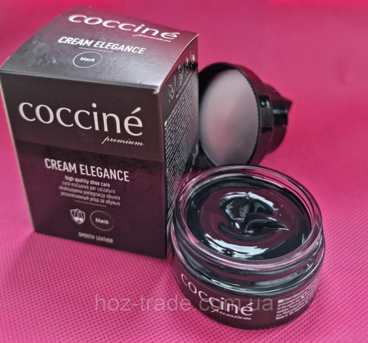 Крем чорний для взуття Coccine 50 мл