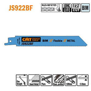 Пильні полотна для шабельних пил JS922BF (уп.-5 шт.), CMT, фото 1
