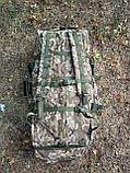 Сумка-рюкзак 100 л. ММ14 Укр піксель Британської армії ЗСУ, НГУ транспортна, похідна армійська Укр цифра баул, фото 9