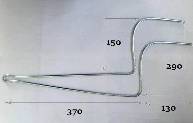 Спица оцинкованная 6 мм ГВВ на грабли ворошилки "Солнышко" - фото 2 - id-p1820286137