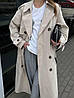 Стильний жіночий тренч плащ оверсайз котон на підкладці довжина міді Gld2456, фото 10