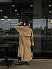 Стильний жіночий тренч плащ оверсайз котон на підкладці довжина міді Gld2456, фото 7
