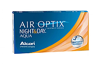 Контактные линзы непрерывного ношения Alcon Air Optix Night & Day AQUA -0,75