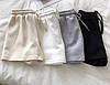 Жіночі практичні шорти двонитка сірий, фото 3