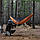Гамак одномісний із москітною сіткою та тентом Naturehike Shelter camping NH20ZP092, 75D pongee, помаранчевий, фото 4
