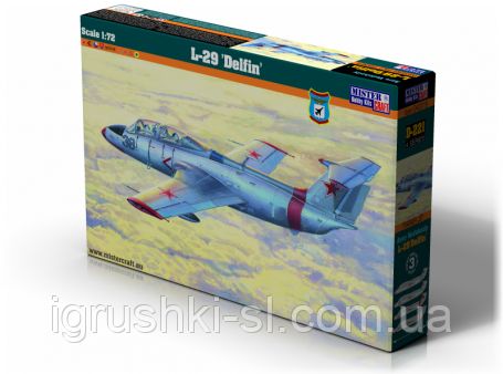 Збірна модель (1:72) Літак L-29 "Delfin", фото 1