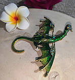 Брошка-кулон, "Зеленый" от студии LadyStyle.Biz, фото 8