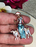 Брошка "Дама із собачками" від студії LadyStyle.Biz, фото 9