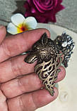 Брошка- кліпса, "Вовк" слов'янський оберіг від студії LadyStyle.Biz, фото 2