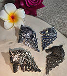 Брошка- кліпса, "Вовк" слов'янський оберіг від студії LadyStyle.Biz, фото 6