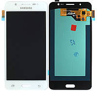 Экран (дисплей) Samsung Galaxy J5 2016 J510F + тачскрин белый OLED