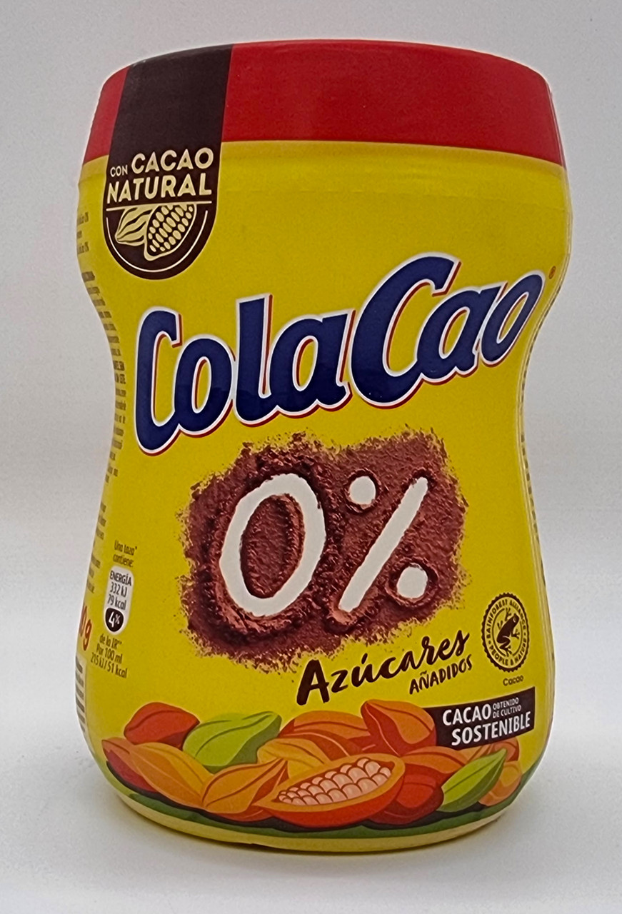 Гарячий шоколадний напій ColaCao Noir 0% цукру 300 г Іспанія