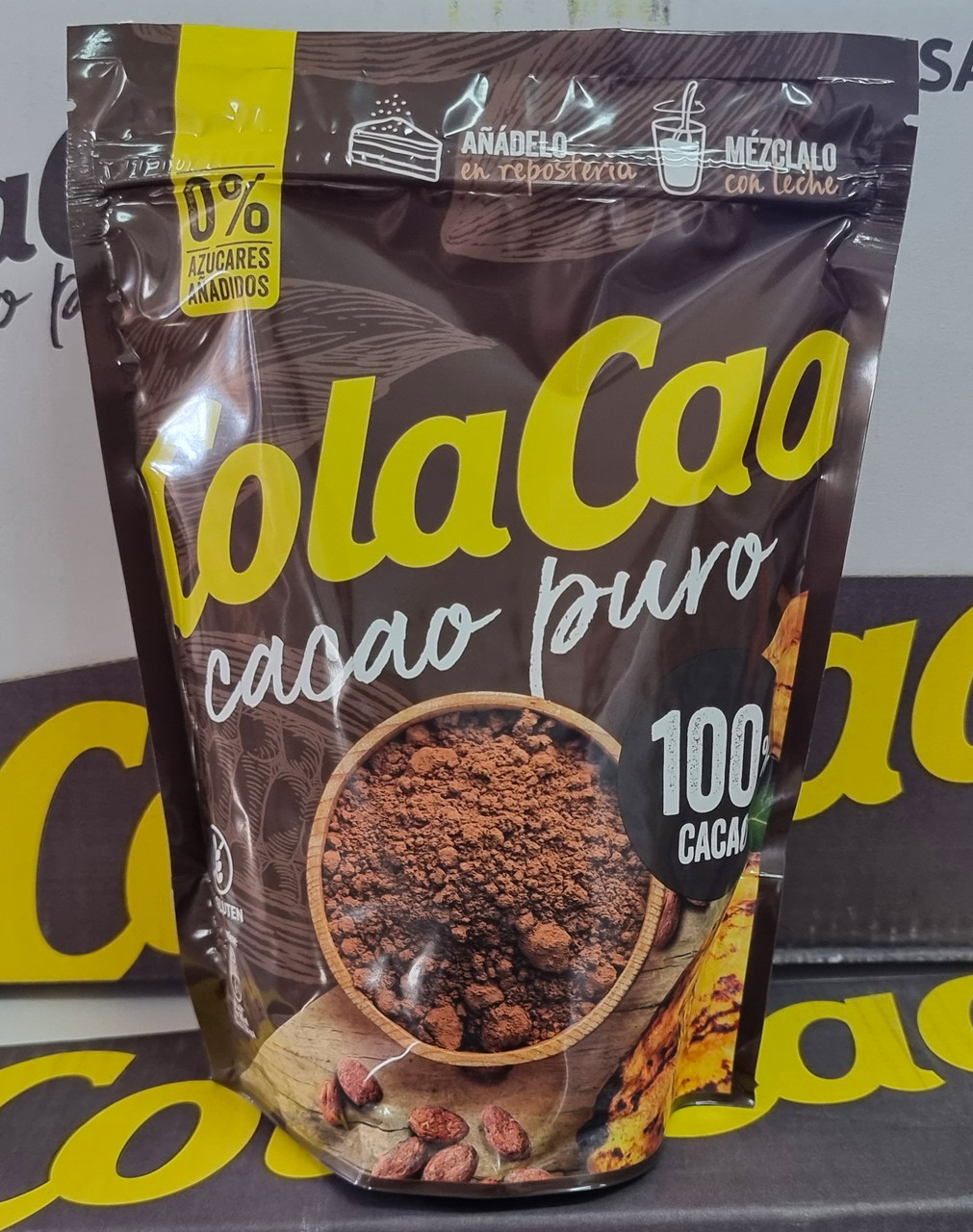 Какао-напій ColaCao Puro 100% Cacao без цукру 250 г Іспанія