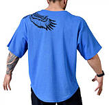 Топ-футболка світло синя BigSam 3240, фото 3