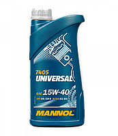 MANNOL Universal 15W-40 7405 Минеральное моторное масло, для бензиновых и дизельных двигателей