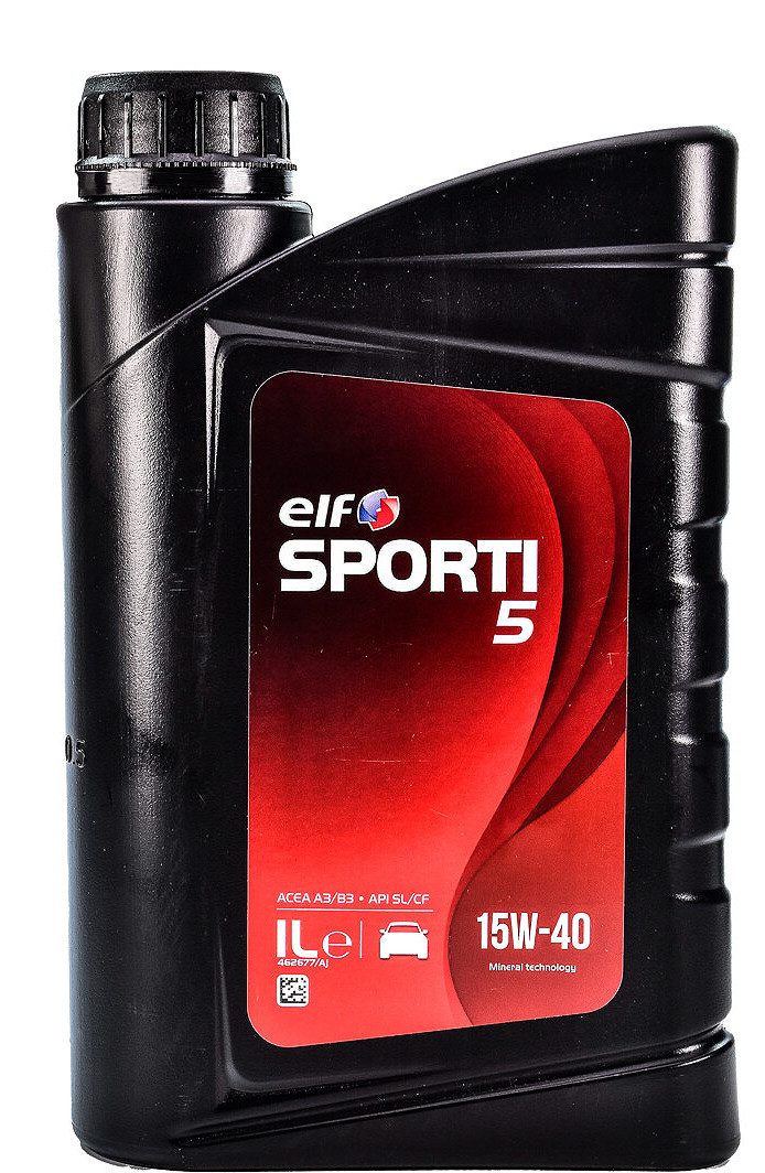 Elf Sporti 5 15W-40 1 л, (209664) моторна олива, фото 1