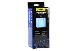 Клей стрижневий прозорий 7.0х200мм 1кг (116 шт) (коробок) UNIFIX