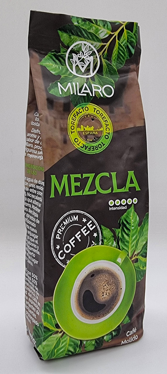 Мелена кава Milaro Mezcla Torrefacto Fuerte 100% Арабіка 250 г Іспанія