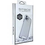Прозорий чохол Space Case для Apple iPhone 14 Pro (6.1") | TPU+PC з посиленими бортами Прозорий, фото 7
