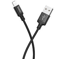 Дата кабель Hoco X14 Times Speed Lightning Cable (1m) Черный