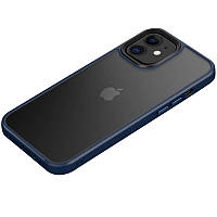 TPU+PC чехол Metal Buttons для Apple iPhone 11 (6.1") Синий