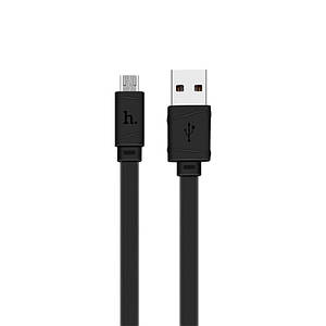 Дата кабель Hoco X5 Bamboo USB to MicroUSB (100см) Чорний