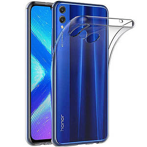 TPU чохол Epic Transparent 1,5mm для Huawei Honor 8X Безбарвний (прозорий)