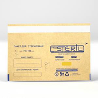 Крафт пакеты ProSteril для стерилизации с индикатором 4 класса 75х150 мм цвет бурий 1шт