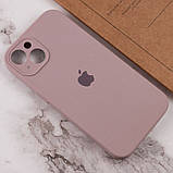 Чохол Silicone Case Full Camera Protective (AA) для Apple iPhone 14 (6.1") Сірий / Lavender, фото 4