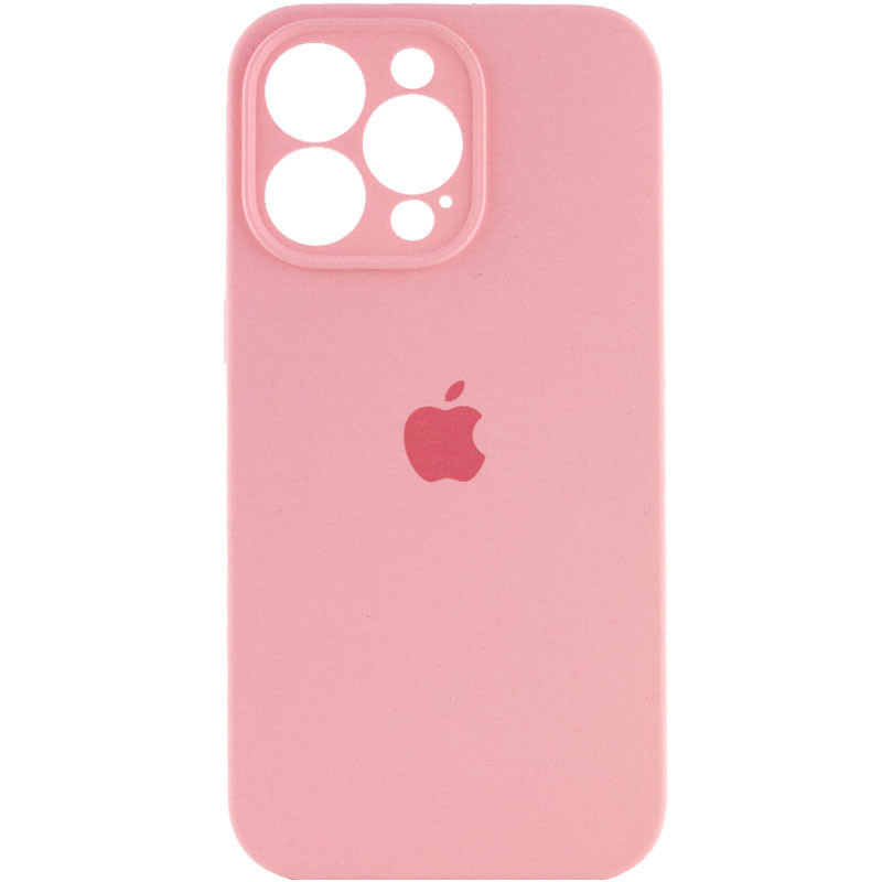 Чохол Silicone Case Full Camera Protective (AA) для Apple iPhone 16 Pro Max (6.9") Рожевий / Light pink