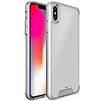 Прозрачный чехол Space Case для Apple iPhone XS Max (6.5") | TPU+PC с усиленными бортами Прозрачный