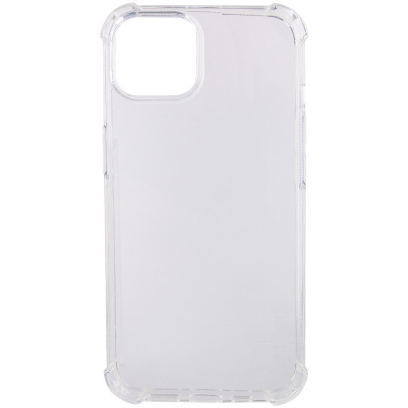 TPU чохол GETMAN Ease logo для Apple iPhone 15 Plus (6.7") | Посилені кути з амортизацією Безбарвний (прозорий)