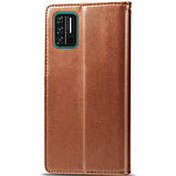 Шкіряний чохол книжка GETMAN Gallant (PU) для Umidigi A7s Коричневий, фото 4