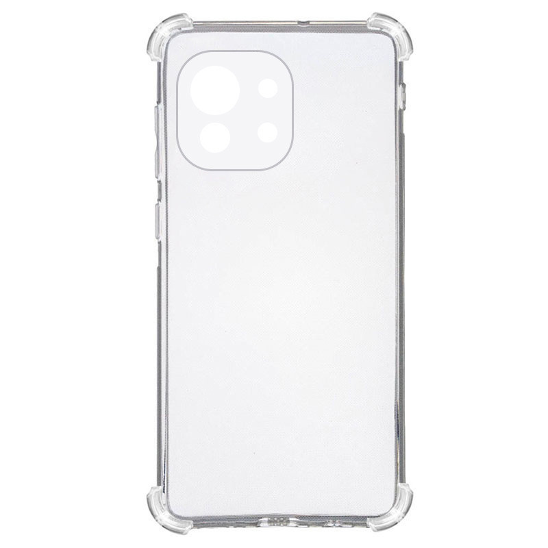 TPU чохол GETMAN Ease logo для Xiaomi Mi 11 | Посилені кути з амортизацією Безбарвний (прозорий)