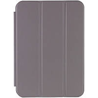 Чехол (книжка) Smart Case Series with logo для Apple iPad Mini 6 (8.3") (2021) Серый / Dark Gray