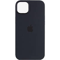 Чехол Silicone case (AAA) full with Magsafe для Apple iPhone 14 Plus (6.7") Черный / Midnight