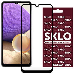 Загартоване захисне скло SKLO 3D Full Glue для Samsung Galaxy M53 5G | завтовшки 0.33 мм Чорний