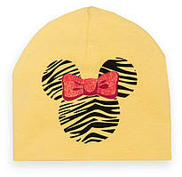 Шапка дитяча для дівчинки GABBI GSK-D-23-3/1 Жовтий розмір 40/42 (13542)
