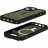 Ударостійкий чохол UAG Pathfinder with MagSafe для Apple iPhone 14 (6.1") Зелений, фото 5