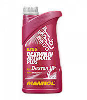 MANNOL Automatic Plus ATF Dexron III 1л. Трансмиссионное синтетическое масло в автоматическую коробку передач